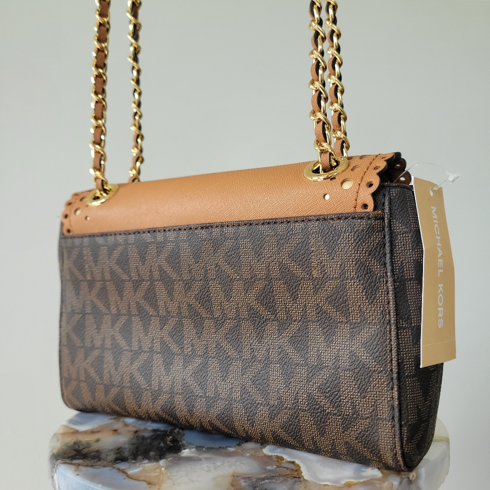NWT Michael Kors Violet Vivian Shoulder Flap Women's Bag - Picture 3 of 11